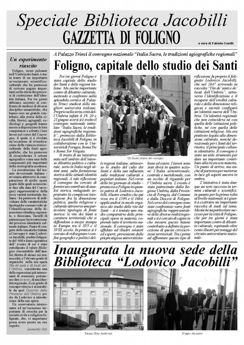 Italia Sacra - Speciale Gazzetta - 2008_Pagina_1