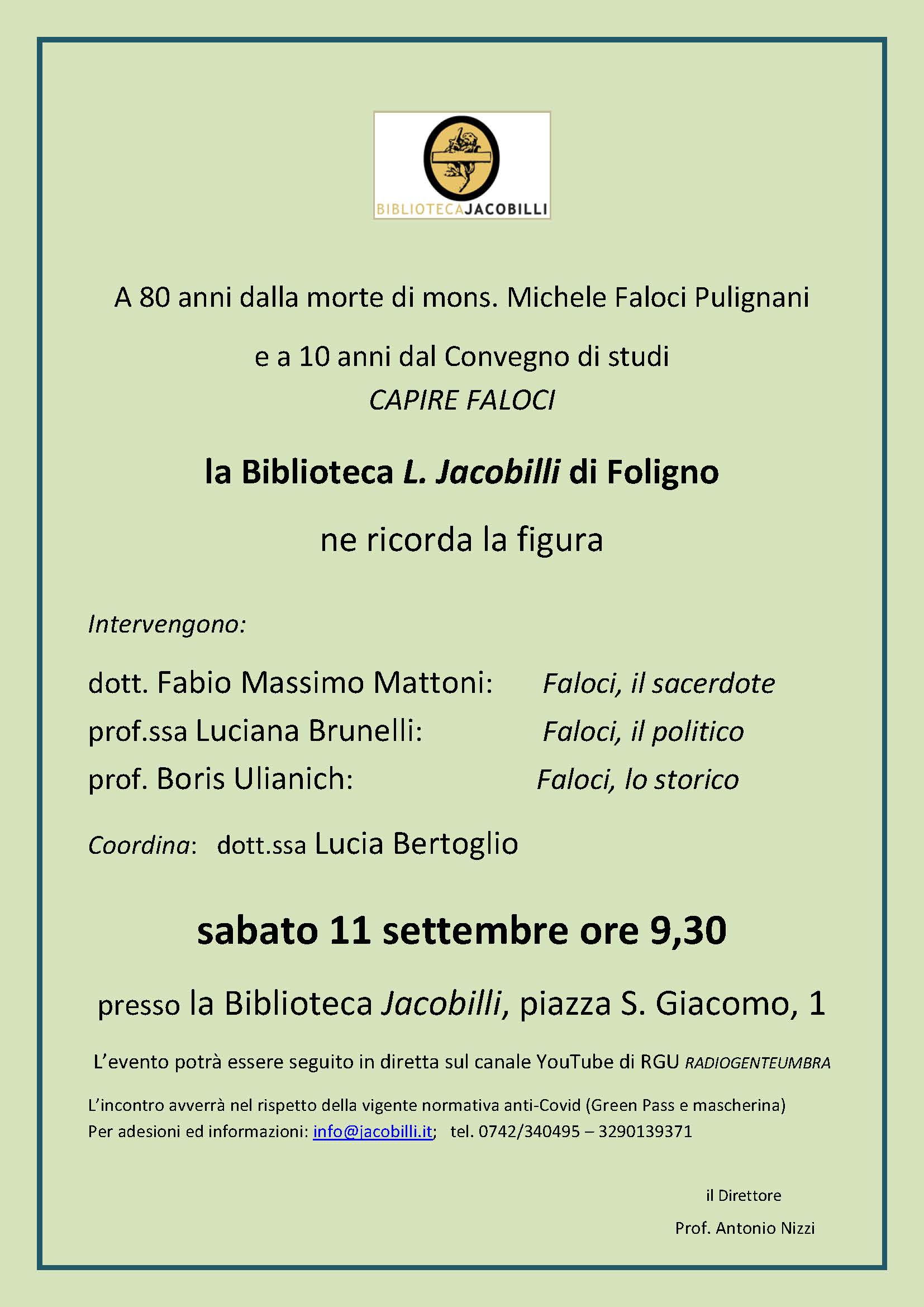 Convegno Faloci 2021