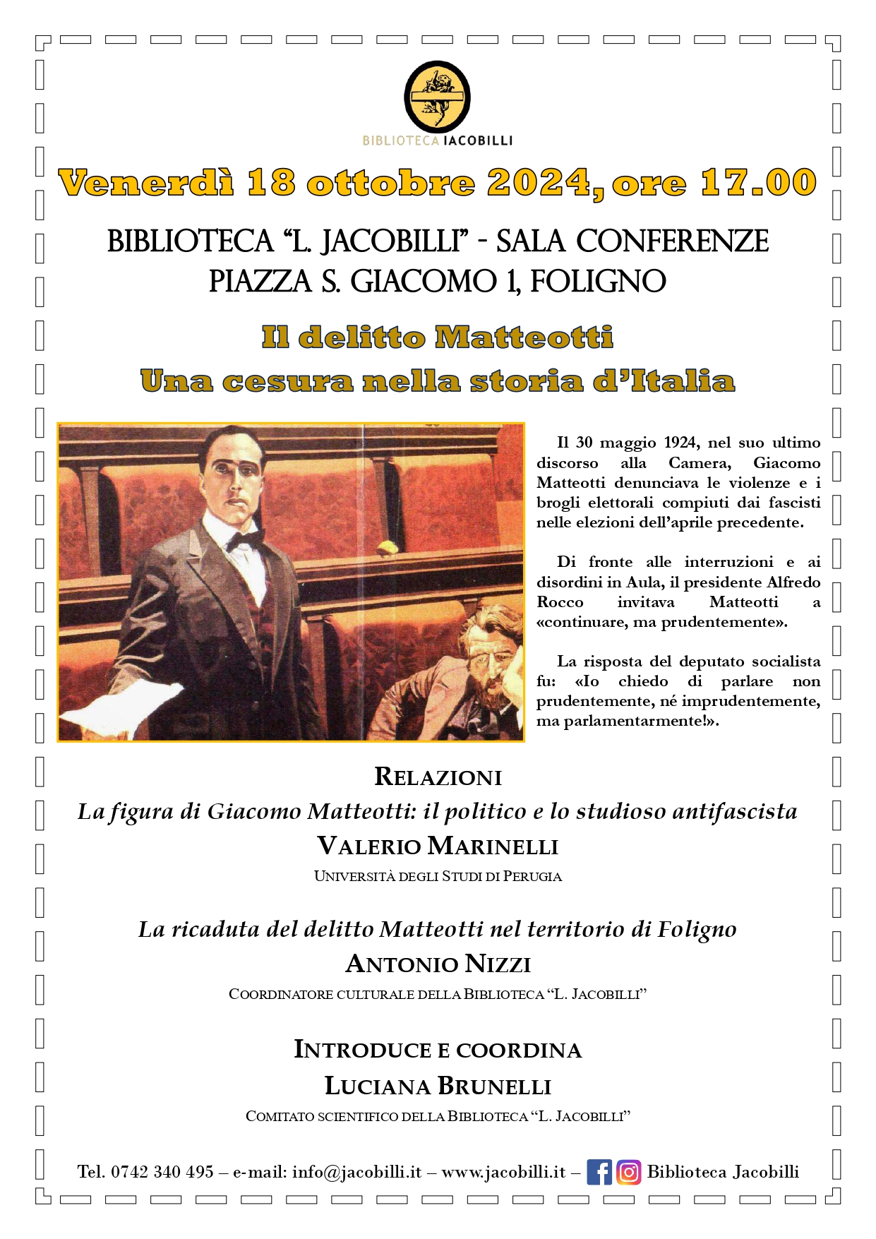 Locandina Matteotti